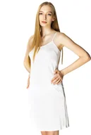 Bielizna nocna - Klasyczna halka damska Erika pod sukienkę : Kolor - Biały, Rozmiar - 38 - miniaturka - grafika 1