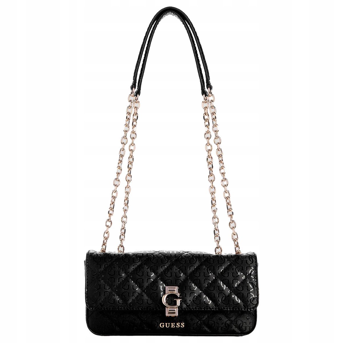 GUESS Torebka Damska na ramię Skóra Ekologiczna Świecąca Shoulder Bag