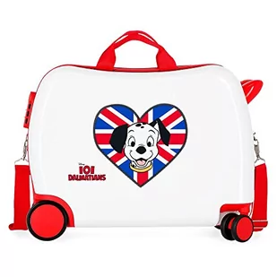 Disney 101 Dalmatas walizka dla dzieci biała 50 x 39 x 20 cm sztywne ABS kombinowane zamknięcie boczne 34 l 1,8 kg 4 koła - Walizki - miniaturka - grafika 1