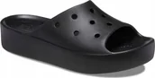 Klapki i japonki damskie - Crocs Crocs Classic Platform Slide 208180-001 Czarne 38/39 - miniaturka - grafika 1