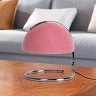 Lampy stojące - Näve Lampa stołowa Burano, różowa, wysokość 25 cm, szkło/metal, E27 - miniaturka - grafika 1
