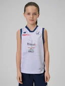 Koszulki dla chłopców - 4F Koszulka meczowa replika domowa z sezonu 2025/26 dziecięca 4F x Isands Wichoś Jelenia Góra - biała 98/104 - miniaturka - grafika 1