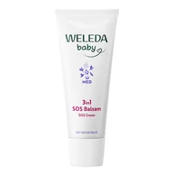 Kremy dla dzieci - Weleda Baby Med 3w1, kojący krem SOS, od 1 dnia życia, 50 ml - miniaturka - grafika 1