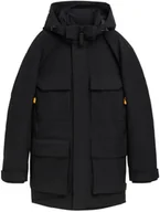 Kurtki męskie - Tom Tailor vyriška žieminė parka, juoda - miniaturka - grafika 1