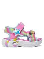 Buty dla dziewczynek - Skechers Sandały Unicorn Dreams Sandal-Dreamy Unicorns 303107N/PKMT Różowy - miniaturka - grafika 1