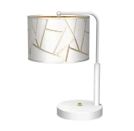 Lampy stojące - Biała nowoczesna lampka nocna - K326-Azara - miniaturka - grafika 1