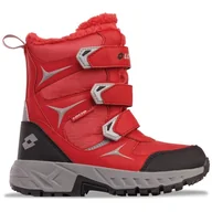 Buty dla chłopców - LOTTO Półdługie buty dziecięce Pinecreek Tex K uniseks, red silver, 27 EU - miniaturka - grafika 1