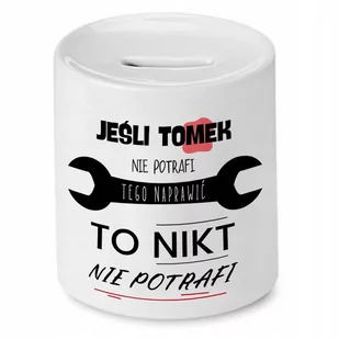 Skarbonka Dla Tomka na Urodziny Idealny Prezent z Nadrukiem ze Zdjęciem - Skarbonki - miniaturka - grafika 1