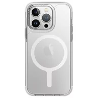 Etui i futerały do telefonów - UNIQ etui Combat iPhone 15 Pro Max 6.7" Magclick Charging biały/blanc white - miniaturka - grafika 1