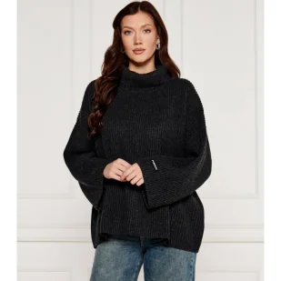 Pinko Wełniany sweter BURMILLA | Oversize fit | z dodatkiem kaszmiru - Swetry damskie - miniaturka - grafika 1
