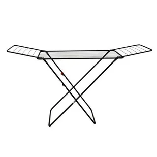 Suszarka do ubrań wolnostojąca Stabilo black 180 x 55 x 104 cm czarny - Suszarki na ubrania - miniaturka - grafika 1