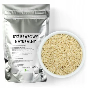 Ryż Brązowy Ryż Naturalny Długi 1Kg - Ryż - miniaturka - grafika 1