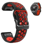Akcesoria do nawigacji - PERFOROWANY PASEK DO GARMIN FENIX 5X / 6X / 7X - miniaturka - grafika 1