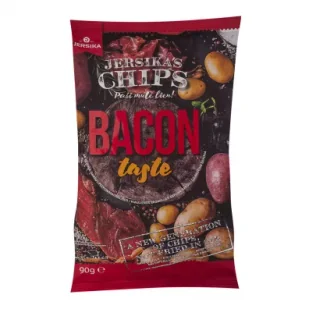 Jersikas Chipsy ziemniaczane o smaku bekonu 90 g - Chipsy - miniaturka - grafika 1