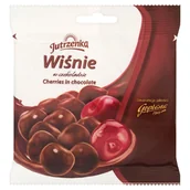 Cukierki - Jutrzenka Wiśnie w czekoladzie 80 g - miniaturka - grafika 1