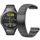 Akcesoria do smartwatchy - TYTANOWA BRANSOLETA DO ZEGARKA HUAWEI WATCH GT5 PRO 46MM SZARA - miniaturka - grafika 1