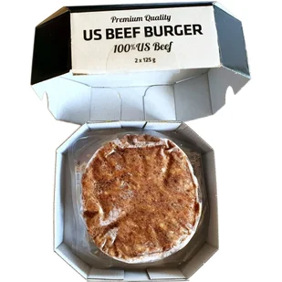 Burger wołowy USA 2x125g mrożony - Mięso świeże i mrożone - miniaturka - grafika 1