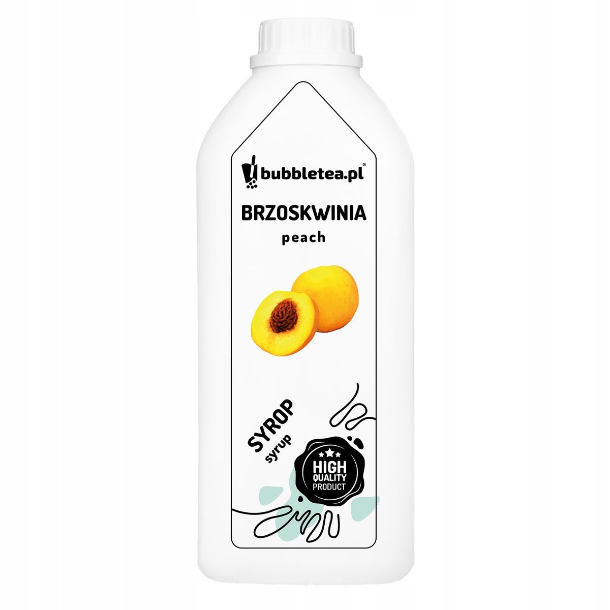 Syrop Crazy Bubble Tea BRZOSKWINIA 2,5 kg sok koncentrat