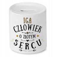 Skarbonki - Skarbonka Dla Igi Idealny na Urodziny na Prezent z Nadrukiem ze Zdjęciem - miniaturka - grafika 1