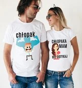 Gadżety dla niej i dla niego - Zestaw dla pary CHŁOPAK +CHŁOPAKA MAM NIE DOTYKAJ - miniaturka - grafika 1