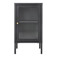 Witryny - Czarna metalowa witryna 38x70 cm Dalby – House Nordic - miniaturka - grafika 1