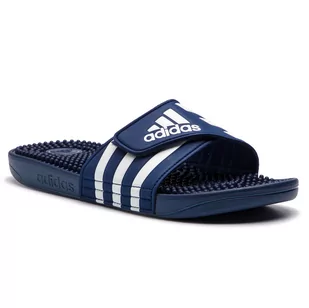 Adidas Klapki adissage F35579 Dkblue/Ftwwht/Dkblue - Klapki i japonki damskie - miniaturka - grafika 1