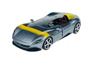 Samochody i pojazdy dla dzieci - BBURAGO FERRARI MONZA SP1 SREBRNY 1:43 36000 - miniaturka - grafika 1