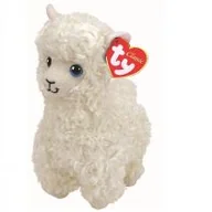 Maskotki i pluszaki - TY 96316 Lily, Lama 33cm Classic, biały, kremowy 96316 - miniaturka - grafika 1