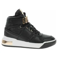 Buty sportowe damskie - Botki damskie Guess FL5CTNELE12-BLKPL 40 - miniaturka - grafika 1