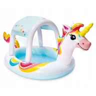 Baseny ogrodowe - Intex Basen Brodzik z daszkiem i fontanną - Unicorn 58435 - miniaturka - grafika 1