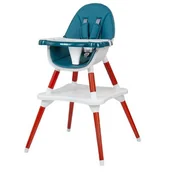 Krzesełka do karmienia - Milly Mally Krzesełko do karmienia 2w1 Malmo Dark Green 3756 - miniaturka - grafika 1