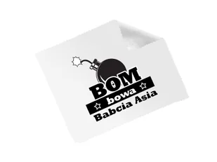 Ściereczka do okularów z imieniem na dzień babci - 1 szt. - Akcesoria do okularów - miniaturka - grafika 1