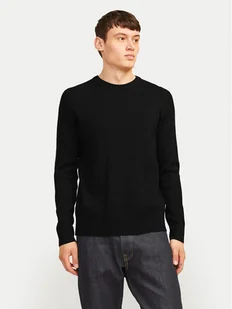 Jack&Jones Sweter Perfect 12257771 Czarny Regular Fit - Swetry męskie - miniaturka - grafika 1