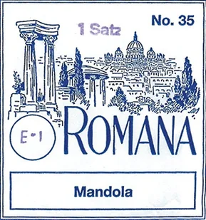 Romana Struny mandola, E 2 sztuki - Struny gitarowe  - miniaturka - grafika 1