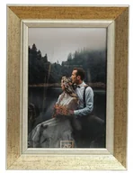 Ramki na zdjęcia - Ramka na zdjęcie 30x40 Flash złota Vintage Duża - miniaturka - grafika 1