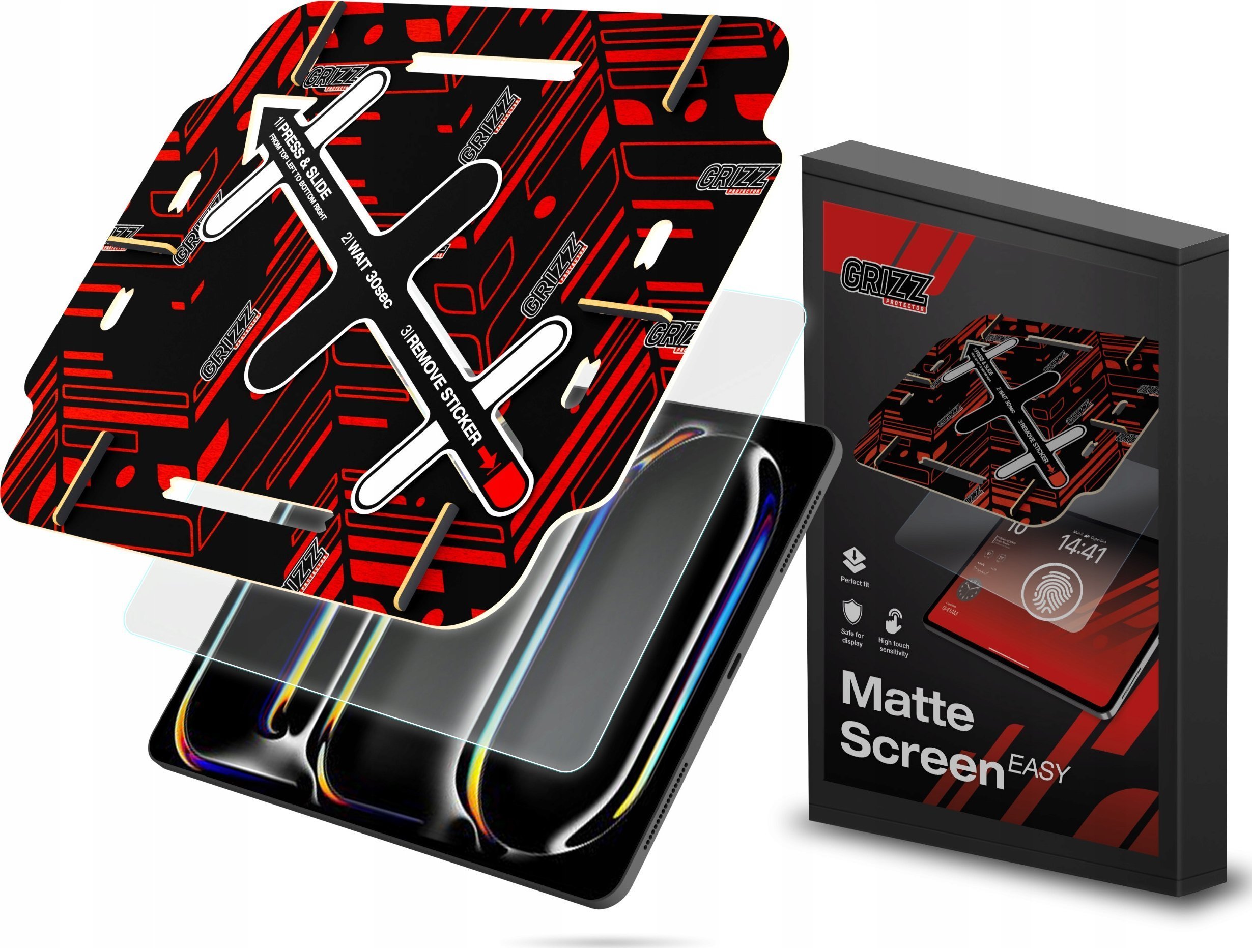 GrizzGlass Folia matowa GrizzGlass MatteScreen Easy do Apple iPad Pro 7th 13