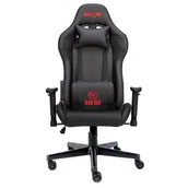 Fotele gamingowe - Fotel MAD DOG GCH701K Czarny - miniaturka - grafika 1