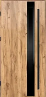 Drzwi zewnętrzne - OK Doors Drzwi zewnętrzne wejściowe stalowe Supreme 68 AN Grandson 90 prawe Trendline - miniaturka - grafika 1