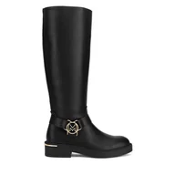 Kozaki damskie - Kozaki MEXX CEO-MI001804743W Czarny - miniaturka - grafika 1