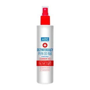 ABE Płyn dezynfekujący do rąk 300ml 70% alkoholu w sprayu ABE - Dezynfekcja - miniaturka - grafika 1