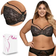 Biustonosze - Biustonosz Soft Crystal AV 1396 miękki czarny 65D - miniaturka - grafika 1