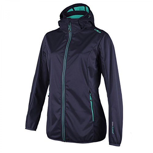 CMP Damska kurtka softshell niebieski czarny/niebieski C21