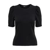 Koszulki i topy damskie - ONLY Women's Onllive Love 2/4 PUFFTOP JRS NOOS Top, czarny, M, czarny, M - miniaturka - grafika 1