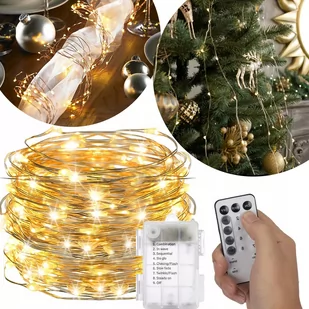 Kurtyna 300 Led Girlanda Lampki Pilot 3X3M 311334 Ciepłe - Oświetlenie świąteczne - miniaturka - grafika 1