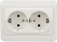 Gniazdka elektryczne - DOUBLE SOCKET WITH EARTH - miniaturka - grafika 1