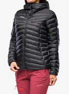 Kurtki damskie - Kurtka ocieplana damska Mammut Albula IN Hooded Jacket - black - miniaturka - grafika 1