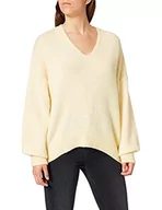 Swetry damskie - BOSS C_fondiana sweter damski, Light/Pastel Yellow745, M - miniaturka - grafika 1