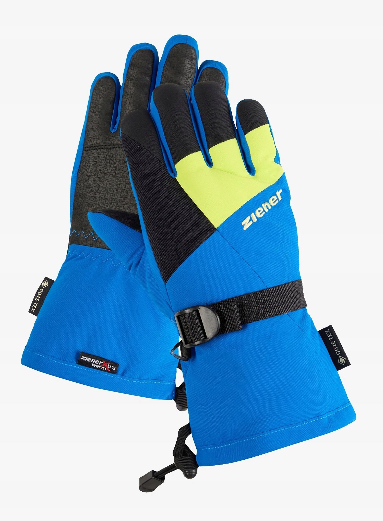 Rękawiczki dziecięce Ziener Lani Gtx Junior black/persian blue 5 (M)