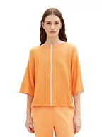 Swetry damskie - TOM TAILOR Damski sweter 1035299, 29751 - Bright Mango Orange, XXL - miniaturka - grafika 1