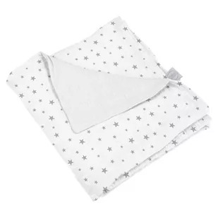 Biały muślinowy koc dziecięcy 75x75 cm – Bébé Douceur - Koce i narzuty dla dzieci - miniaturka - grafika 1
